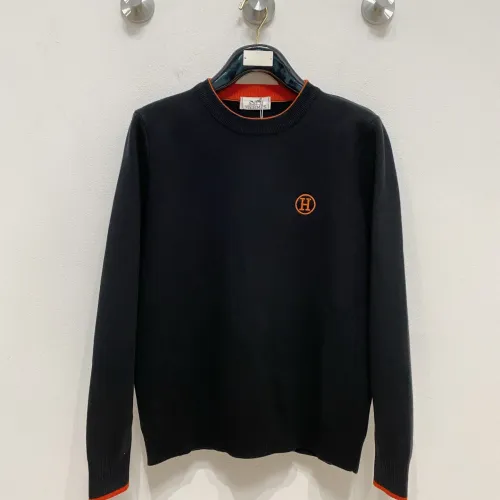 Wholesale Hermes Sweaters Long Sleeved For Men #1412715 $85.00 USD, Wholesale Quality Replica Hermes Sweaters