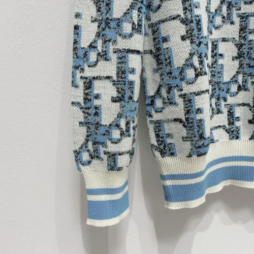 Replica Christian Dior Sweaters Long Sleeved For Men #1412722 $85.00 USD for Wholesale