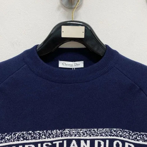 Replica Christian Dior Sweaters Long Sleeved For Men #1412724 $85.00 USD for Wholesale