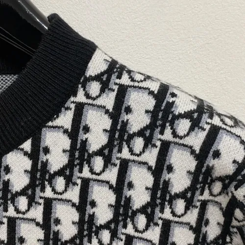 Replica Christian Dior Sweaters Long Sleeved For Men #1412727 $85.00 USD for Wholesale