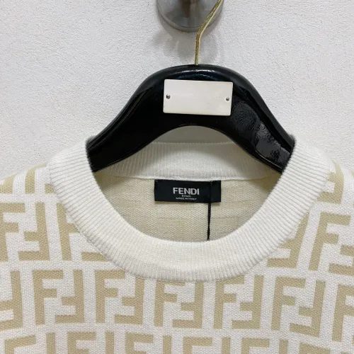 Replica Fendi Sweaters Long Sleeved For Men #1412734 $85.00 USD for Wholesale