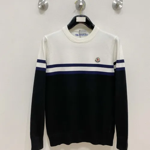 Wholesale Moncler Sweaters Long Sleeved For Men #1412744 $85.00 USD, Wholesale Quality Replica Moncler Sweaters