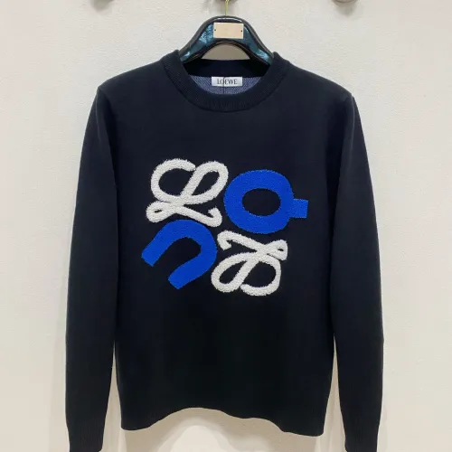 Wholesale LOEWE Sweaters Long Sleeved For Men #1412749 $85.00 USD, Wholesale Quality Replica LOEWE Sweaters