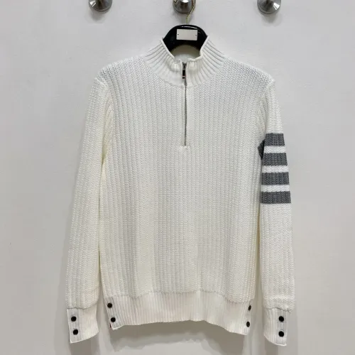 Wholesale Thom Browne TB Sweaters Long Sleeved For Men #1412764 $92.00 USD, Wholesale Quality Replica Thom Browne TB Sweaters