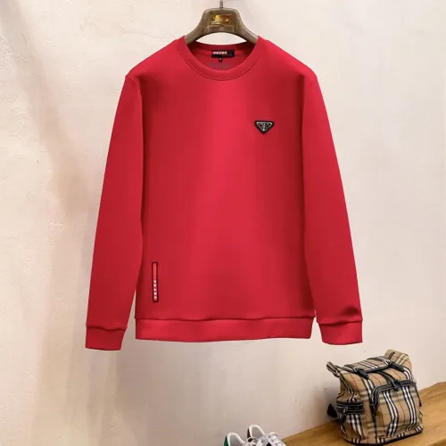 Wholesale Prada Hoodies Long Sleeved For Men #1412817 $82.00 USD, Wholesale Quality Replica Prada Hoodies