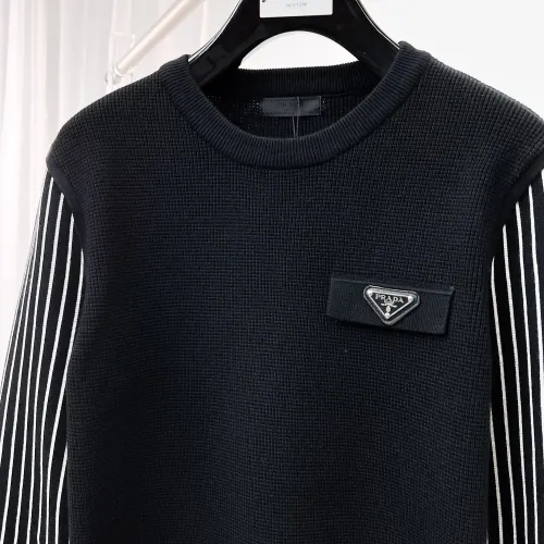 Replica Prada Sweaters Long Sleeved For Men #1412834 $76.00 USD for Wholesale