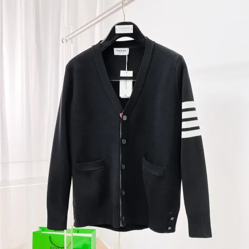 Wholesale Thom Browne TB Sweaters Long Sleeved For Men #1412842 $72.00 USD, Wholesale Quality Replica Thom Browne TB Sweaters