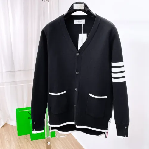 Wholesale Thom Browne TB Sweaters Long Sleeved For Men #1412846 $98.00 USD, Wholesale Quality Replica Thom Browne TB Sweaters