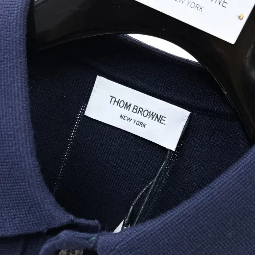 Replica Thom Browne TB Sweaters Long Sleeved For Men #1412851 $85.00 USD for Wholesale