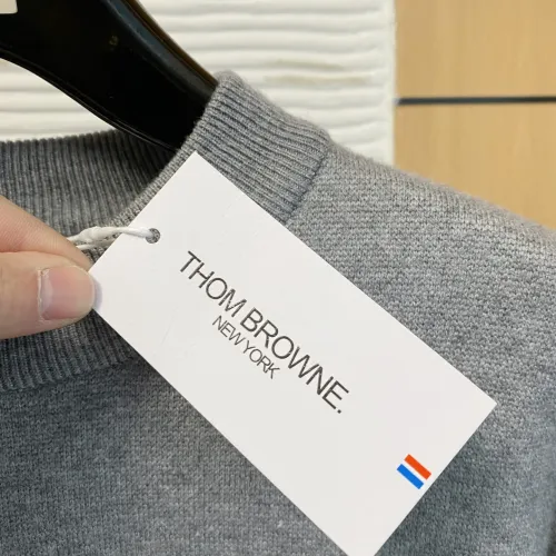 Replica Thom Browne TB Sweaters Long Sleeved For Men #1412860 $88.00 USD for Wholesale