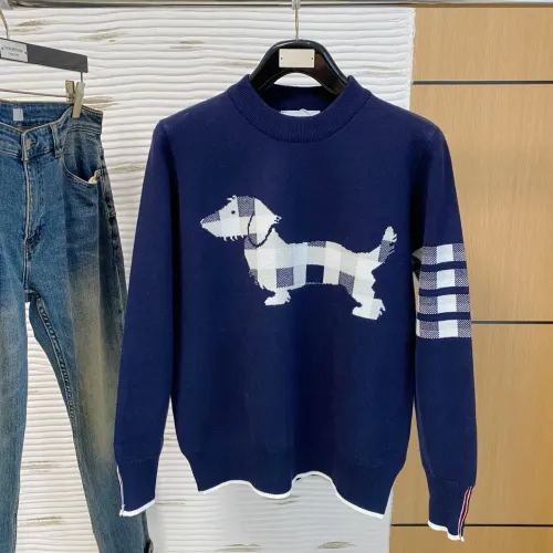 Wholesale Thom Browne TB Sweaters Long Sleeved For Men #1412861 $88.00 USD, Wholesale Quality Replica Thom Browne TB Sweaters