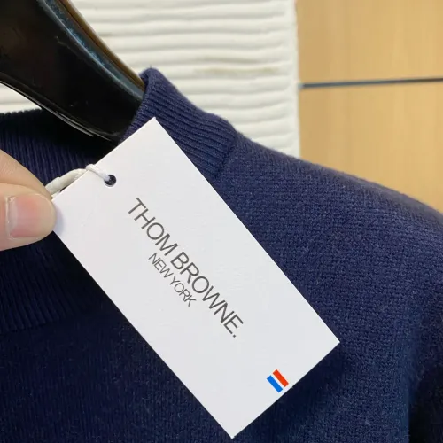 Replica Thom Browne TB Sweaters Long Sleeved For Men #1412861 $88.00 USD for Wholesale