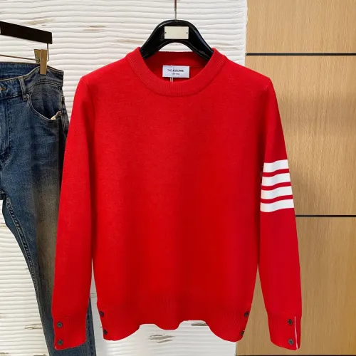 Wholesale Thom Browne TB Sweaters Long Sleeved For Men #1412863 $88.00 USD, Wholesale Quality Replica Thom Browne TB Sweaters