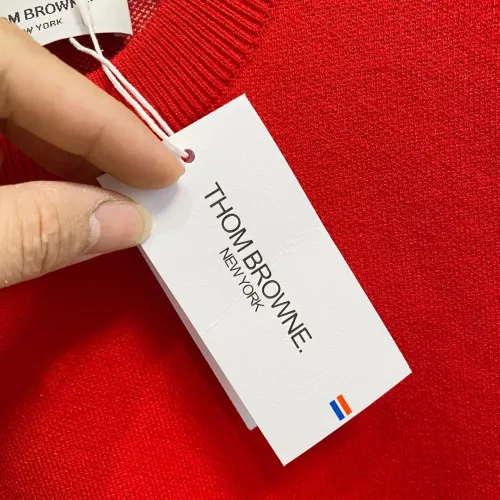 Replica Thom Browne TB Sweaters Long Sleeved For Men #1412865 $88.00 USD for Wholesale