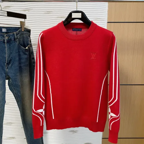 Wholesale Louis Vuitton LV Sweaters Long Sleeved For Men #1412866 $88.00 USD, Wholesale Quality Replica Louis Vuitton LV Sweaters