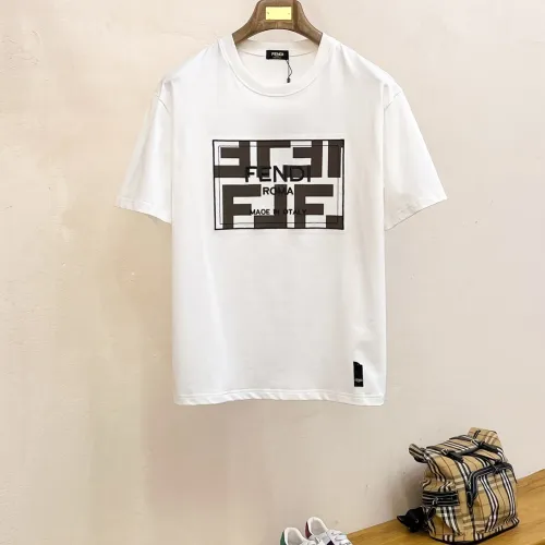 Wholesale Fendi T-Shirts Short Sleeved For Men #1412940 $60.00 USD, Wholesale Quality Replica Fendi T-Shirts