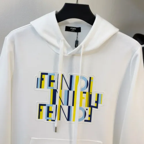 Replica Fendi Hoodies Long Sleeved For Men #1413005 $85.00 USD for Wholesale