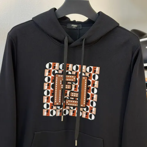 Replica Fendi Hoodies Long Sleeved For Men #1413009 $85.00 USD for Wholesale