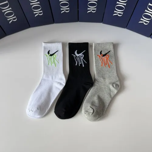 Replica Christian Dior Socks #1413117 $29.00 USD for Wholesale