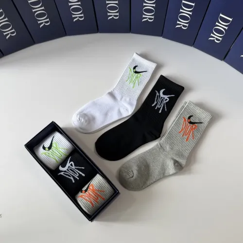 Replica Christian Dior Socks #1413117 $29.00 USD for Wholesale