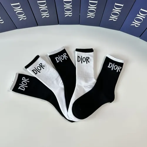Replica Christian Dior Socks #1413120 $29.00 USD for Wholesale