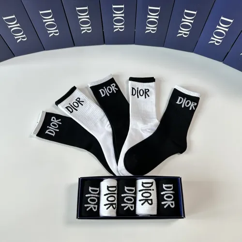 Replica Christian Dior Socks #1413120 $29.00 USD for Wholesale