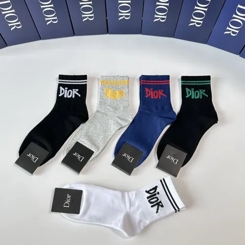 Replica Christian Dior Socks #1413122 $27.00 USD for Wholesale