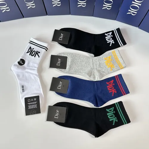 Replica Christian Dior Socks #1413122 $27.00 USD for Wholesale