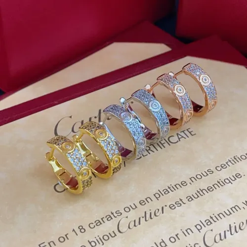 Replica Cartier Earrings For Women #1413169 $25.00 USD for Wholesale