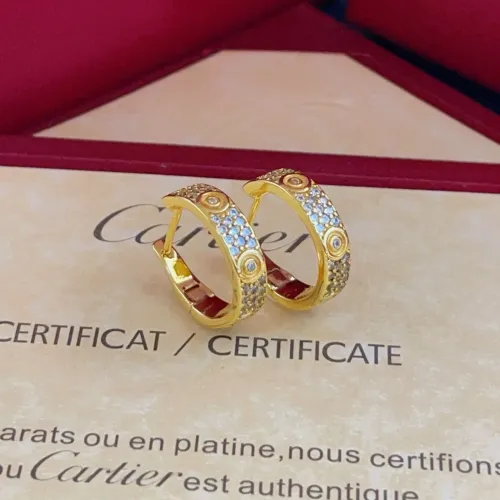Wholesale Cartier Earrings For Women #1413170 $25.00 USD, Wholesale Quality Replica Cartier Earrings