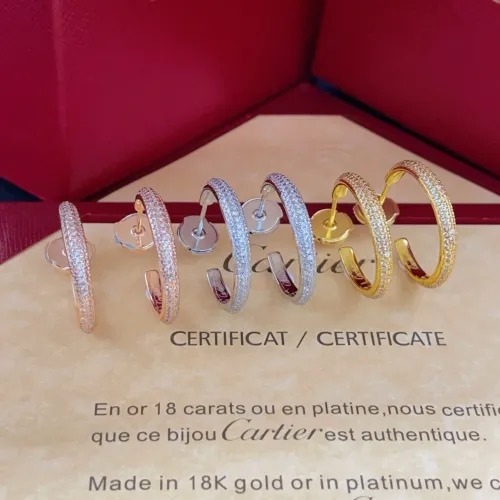 Replica Cartier Earrings For Women #1413178 $27.00 USD for Wholesale