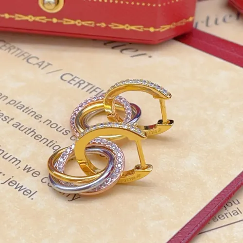 Wholesale Cartier Earrings For Women #1413187 $32.00 USD, Wholesale Quality Replica Cartier Earrings