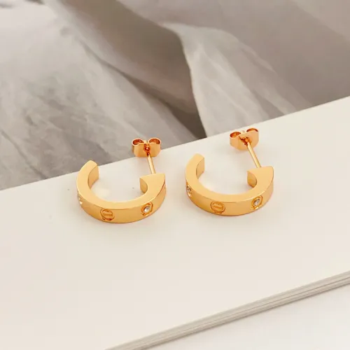 Replica Cartier Earrings For Women #1413189 $29.00 USD for Wholesale
