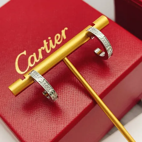 Replica Cartier Earrings For Women #1413190 $36.00 USD for Wholesale