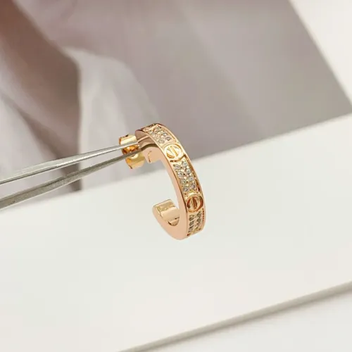 Replica Cartier Earrings For Women #1413191 $36.00 USD for Wholesale