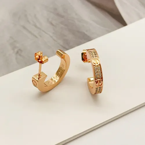 Replica Cartier Earrings For Women #1413191 $36.00 USD for Wholesale