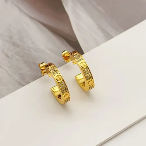 Wholesale Cartier Earrings For Women #1413192 $36.00 USD, Wholesale Quality Replica Cartier Earrings