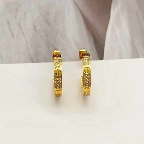 Replica Cartier Earrings For Women #1413192 $36.00 USD for Wholesale