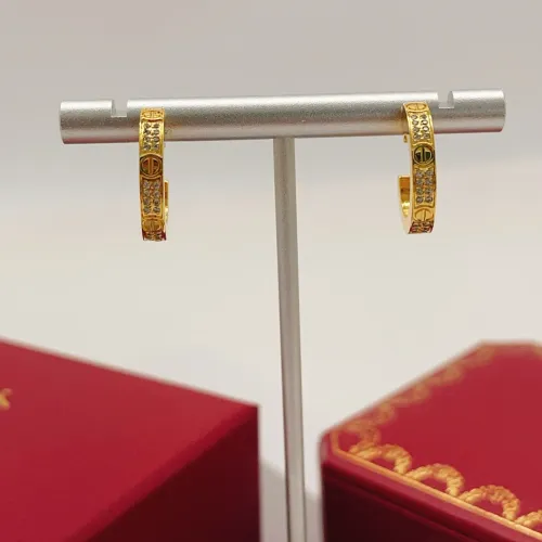 Replica Cartier Earrings For Women #1413192 $36.00 USD for Wholesale
