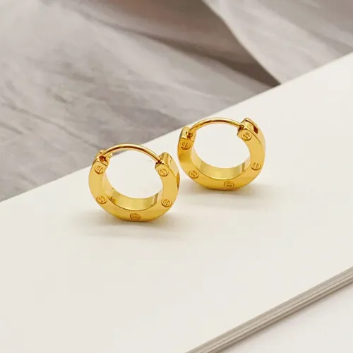 Replica Cartier Earrings For Women #1413195 $29.00 USD for Wholesale