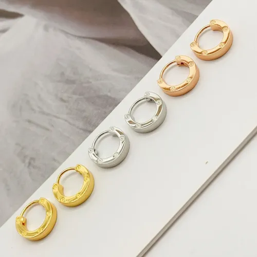 Replica Cartier Earrings For Women #1413195 $29.00 USD for Wholesale