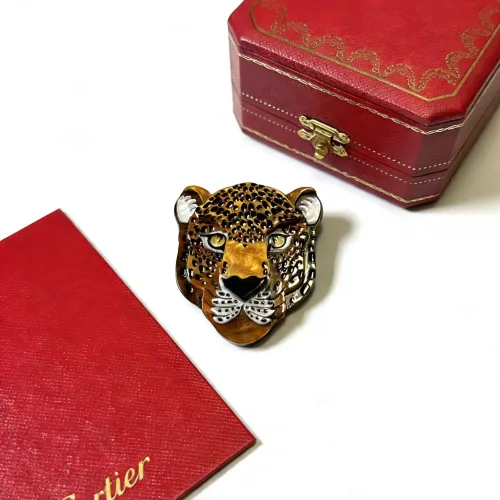 Wholesale Cartier Brooches For Women #1413250 $39.00 USD, Wholesale Quality Replica Cartier Brooches