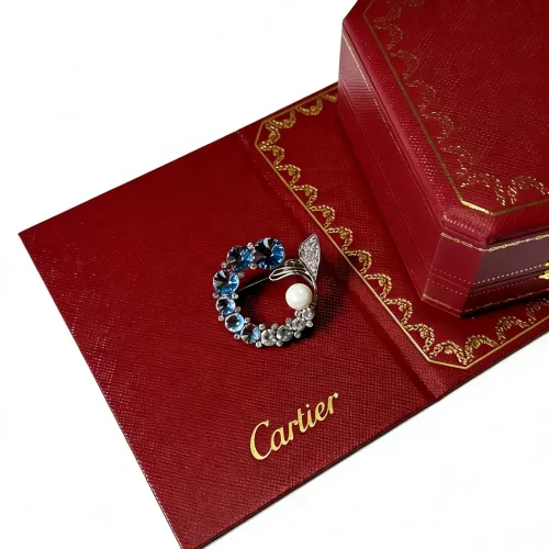 Replica Cartier Brooches For Women #1413254 $36.00 USD for Wholesale