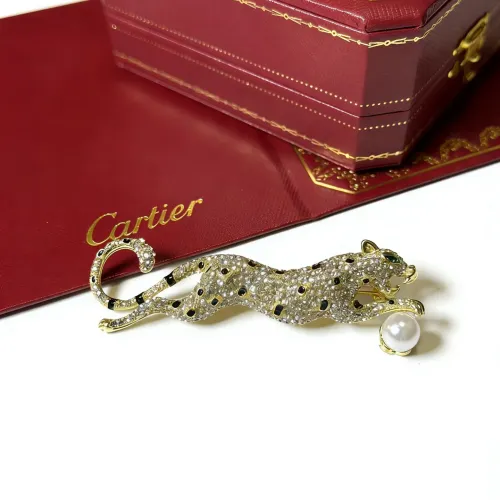 Wholesale Cartier Brooches For Women #1413258 $36.00 USD, Wholesale Quality Replica Cartier Brooches
