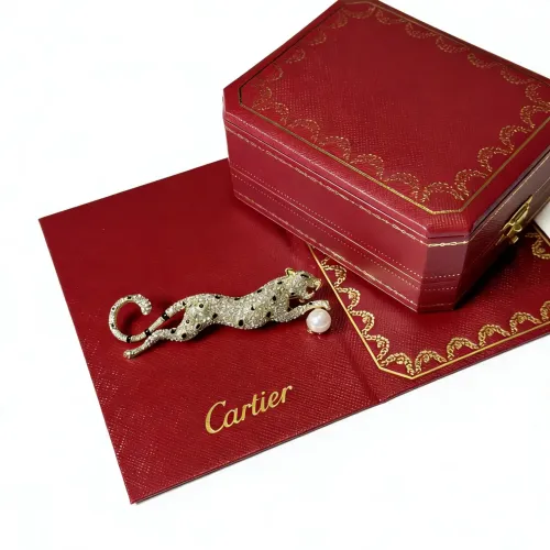 Replica Cartier Brooches For Women #1413258 $36.00 USD for Wholesale