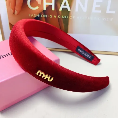 Replica MIU MIU Headband For Women #1413270 $25.00 USD for Wholesale