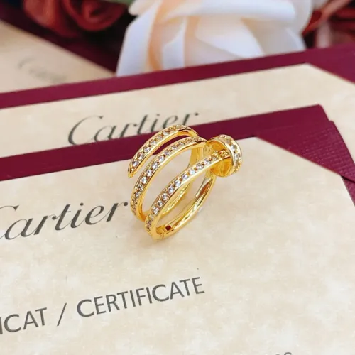 Wholesale Cartier Rings In Gold For Women #1413372 $27.00 USD, Wholesale Quality Replica Cartier Rings