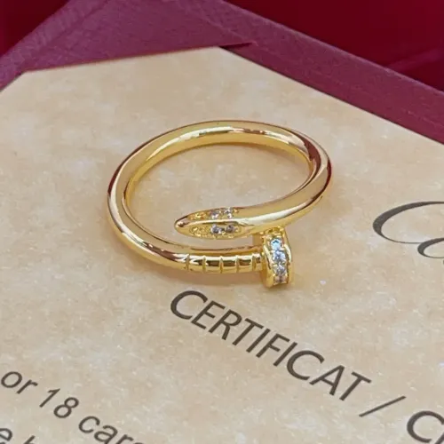 Wholesale Cartier Rings In Gold For Women #1413375 $25.00 USD, Wholesale Quality Replica Cartier Rings