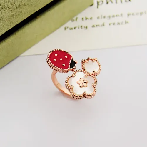 Wholesale Van Cleef &amp; Arpels Rings In Rose Gold For Women #1413485 $27.00 USD, Wholesale Quality Replica Van Cleef &amp; Arpels Rings