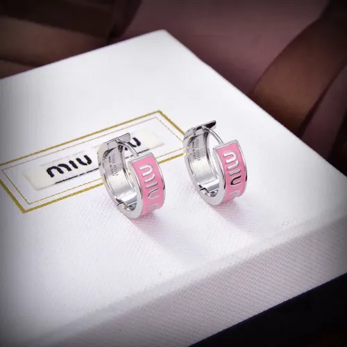 Wholesale MIU MIU Earrings For Women #1413544 $25.00 USD, Wholesale Quality Replica MIU MIU Earrings
